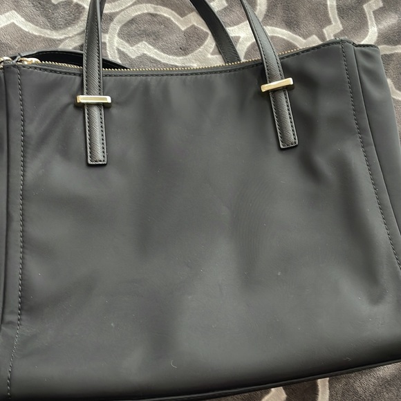 KATE SPADE NEW YORK Wilson Road Alyse Satchel Bag in Black Nylon - Picture 7 of 9